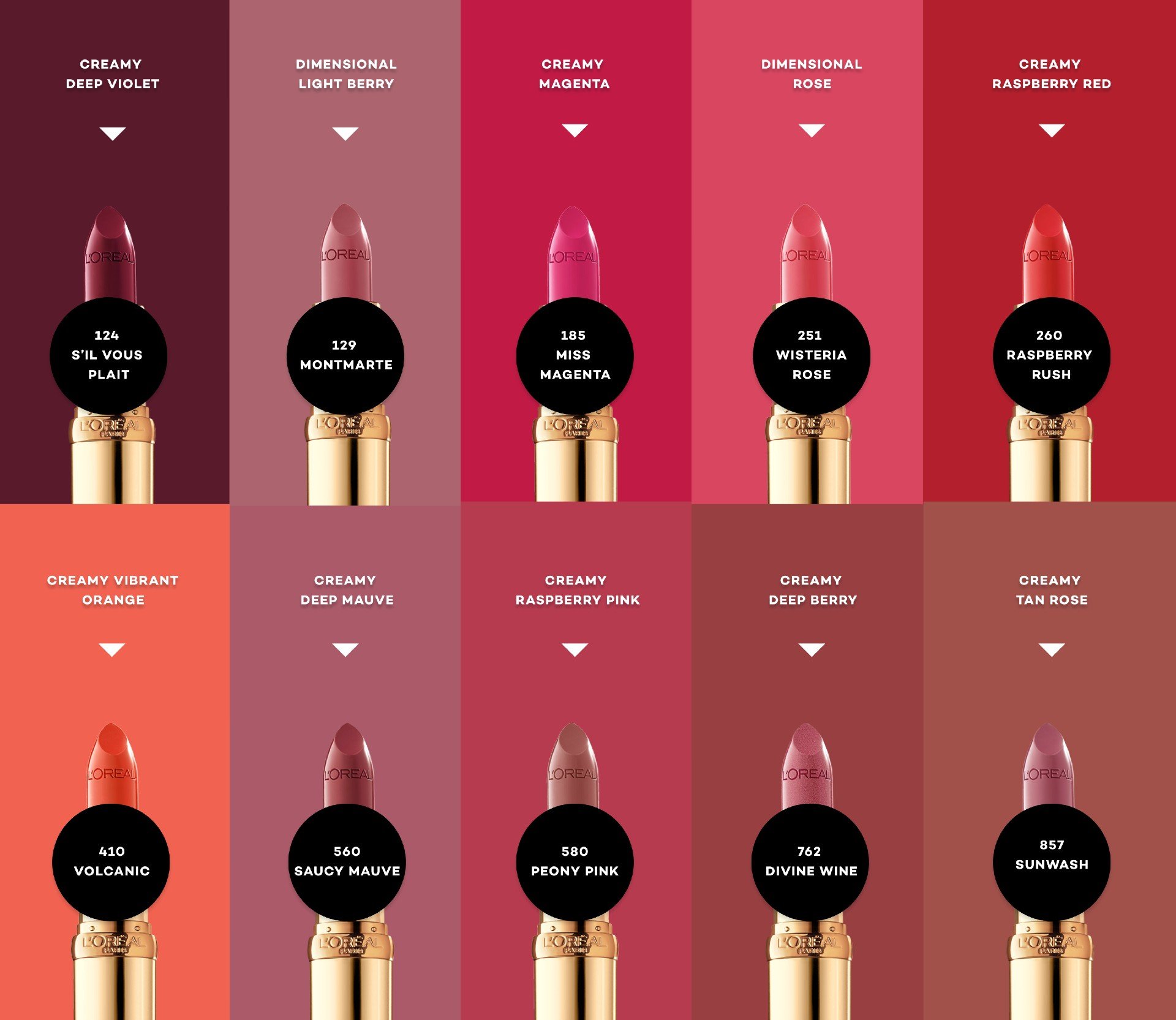 Colour Riche Lipsticks Desktop